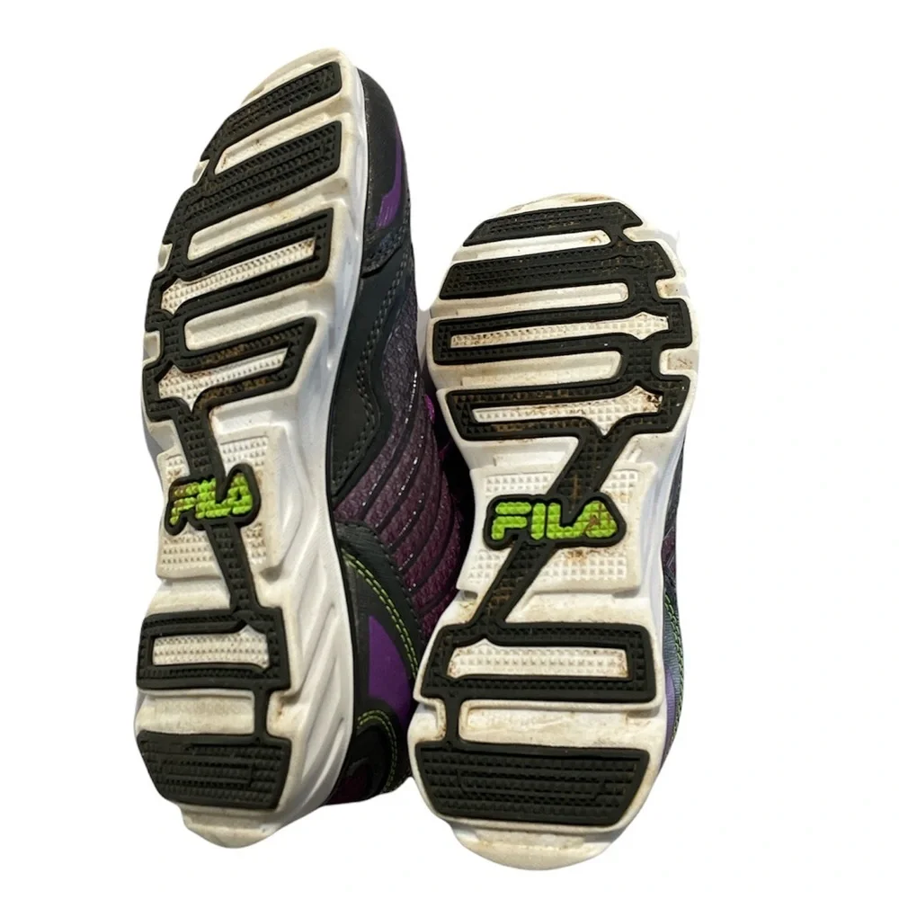 Fila Fresh 3 Women's Gray/Purple Athletic Shoe,Size 7